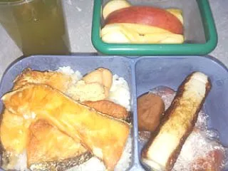 塩鮭弁当