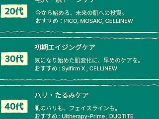 【年代別】20代・30代・40代・50代…