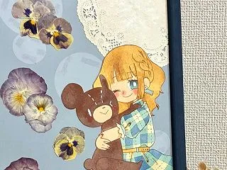 お花が降ってきたよ(❁´ω`❁)