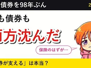 「株が下がっても債券が支える」は本当？｜…