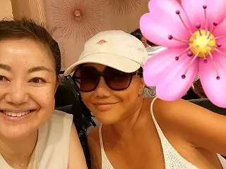 楽しいひととき：行動力あふれるよしえさん…