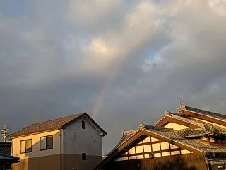 🌈虹が見えました🌈