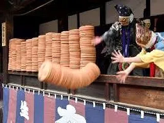 壬生狂言炮烙（ほうらく）割