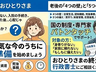 身寄りがなくても大丈夫！その後まで託せる…