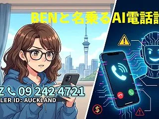 オークランド発信の電話番号から、ベンとい…