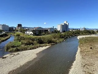 浅川左岸ランニング