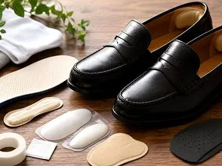 ローファーのかかとが脱げる原因と直し方は…