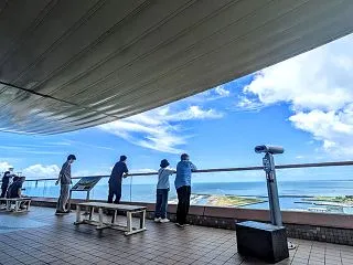 海風が吹き抜ける爽快な展望台『飯岡刑部岬…