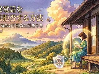 迷惑電話を着信拒否する方法