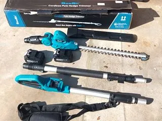 高枝トリマー買って見た🧑‍🌾重いけど、💪…