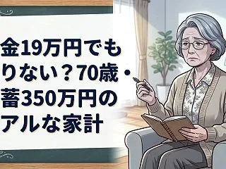 年金19万円でも足りない？70歳・貯蓄3…