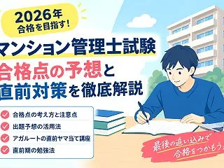 マンション管理士試験の予想合格点は？20…
