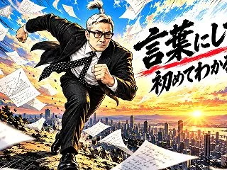 『 言葉にして、初めてわかること 』