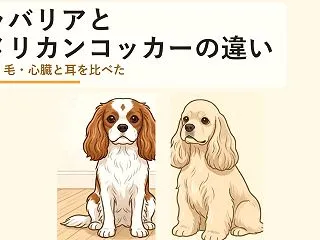 キャバリアとアメリカンコッカーの違いは？…