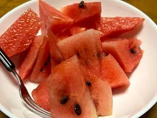 季節外れのスイカ