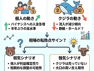 個人がBTCをバイナンスに大量送金中