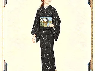トンボ柄の絽小紋｜青い花尽くし帯で涼をま…