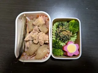シシャモ・鶏こんにゃく