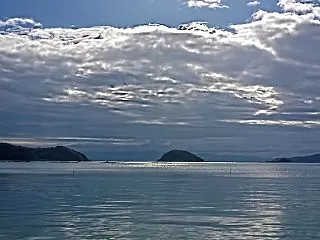 呉市音戸町波多見 の 海が見える風景