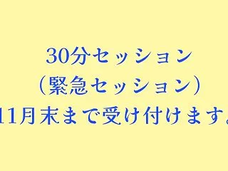 緊急セッション（30分セッション）11月…