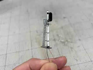 2番線上り出発信号機(A7)の製作と、そ…