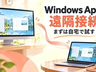 Windows AppでリモートPC接続…