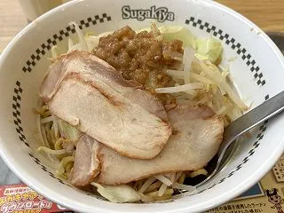 初お目見えスガジロー油そば