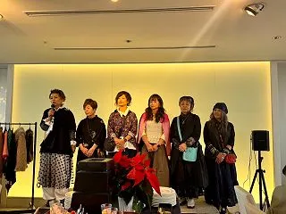 花とファッションショー①ビスチェがポイン…