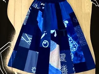 パッチワークのスカート37