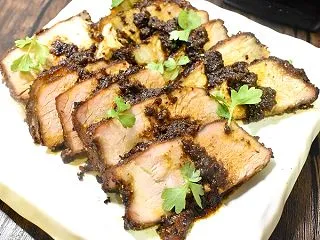 じっくり焼いて♪豚ロースのBBQ風ロース…