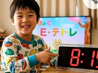 【小学生に大事】デジタル時計で朝の準備が…