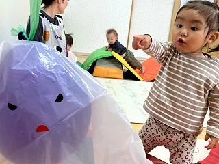 風船楽しいね