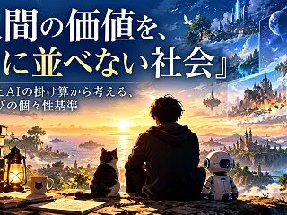 『人間の価値を、縦に並べない社会』