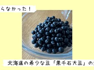 知らなかった！北海道の希少な豆「黒千石大…