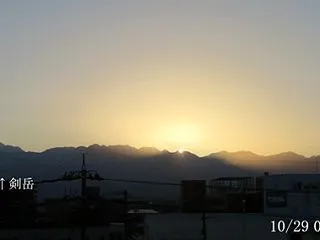 北アルプス・立山連峰 初冠雪