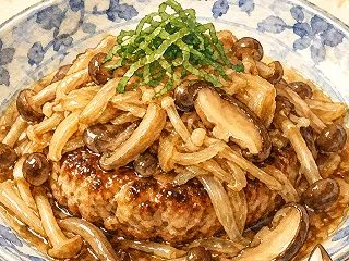 きのこたっぷり和風ハンバーグ｜レシピ＆作…