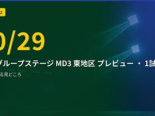 【ACL2(10/29)プレビュー】上海…
