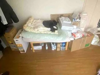 パソコン机の下～六畳間⑦