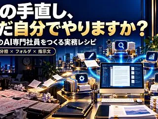 その手直し、まだ自分でやりますか？「5人…
