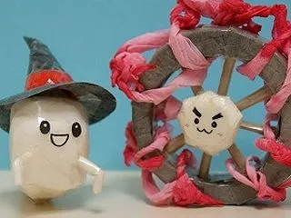 『ティッシュのハロウィンオバケ＆輪入道♪…
