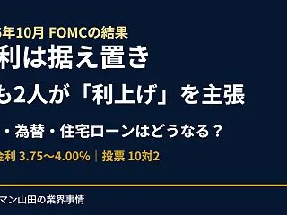 FOMCは据え置きでも2人が利上げを主張…