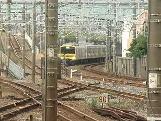 また房総209系廃車回送、今度は幕張駅で…