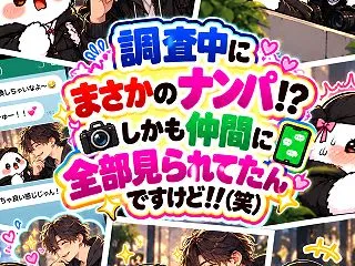 調査中にまさかのナンパ！？しかも仲間に全…