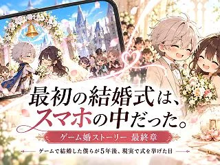 最初の結婚式は、スマホの中だった。｜ゲー…