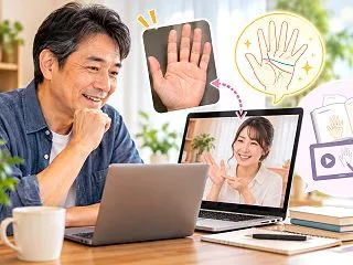 オンライン手相で副業