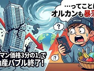 「タワマン価格3分の1」で不動産バブル終…