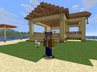 【マイクラ】〔建築〕海の家