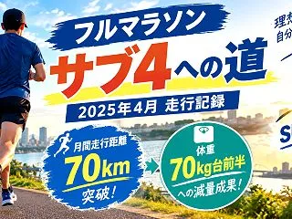 【フルマラソン サブ4への道】2025年…
