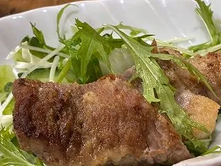 ポークソテー スパゲッティサラダ・白菜と…