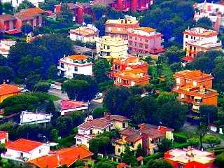 【イタリア・フィウミチーノ空港】着陸前の…